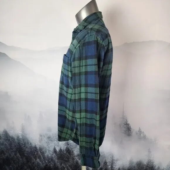 J.Crew Midweight Flannel Workshirt in Regenerative Cotton | Men's Slim Medium - Picture 5 of 13